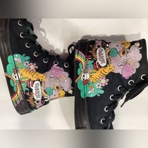 Converse Chuck Taylor All Star Psychedelic High Top Black Size USA 3 UK 2.5